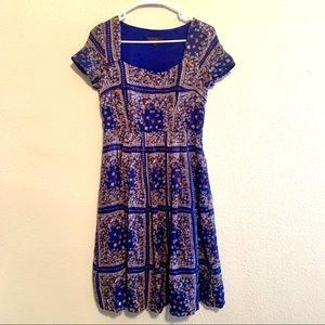 Great Plains Persian Blue Casual Dress